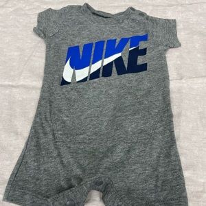 Nike newborn gender neutral one piece summer romper